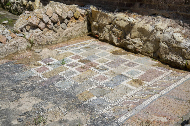Mosaico, Villa Romana della Linguella, Comune di Portoferraio