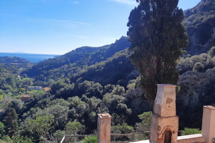 Santuario del Monserrato, panorama, Comune di Porto Azzurro
